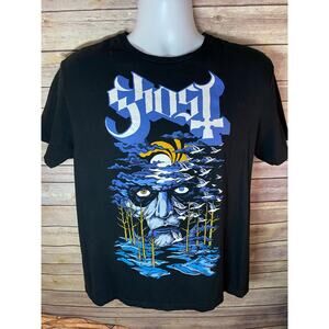 Ghost - Frost - Black Shirt  size large  Metal Rock band